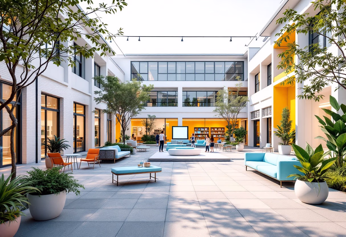 image of a school campus (for a edtech)