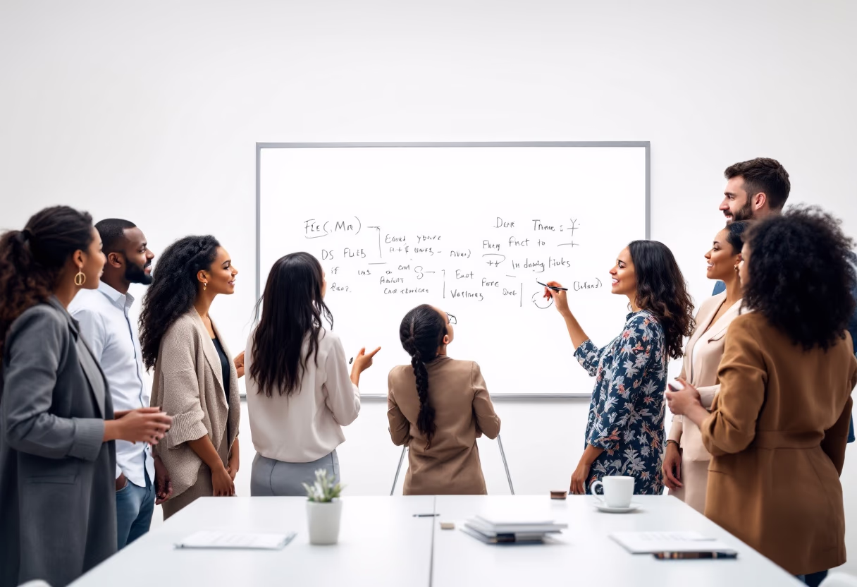 image of a diverse team in a meeting