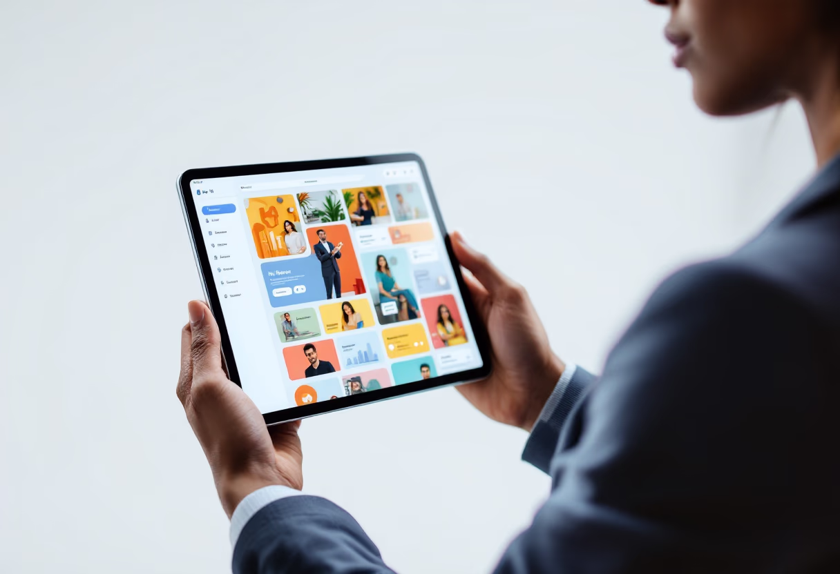 image of tech solutions demonstration (for a hr tech)